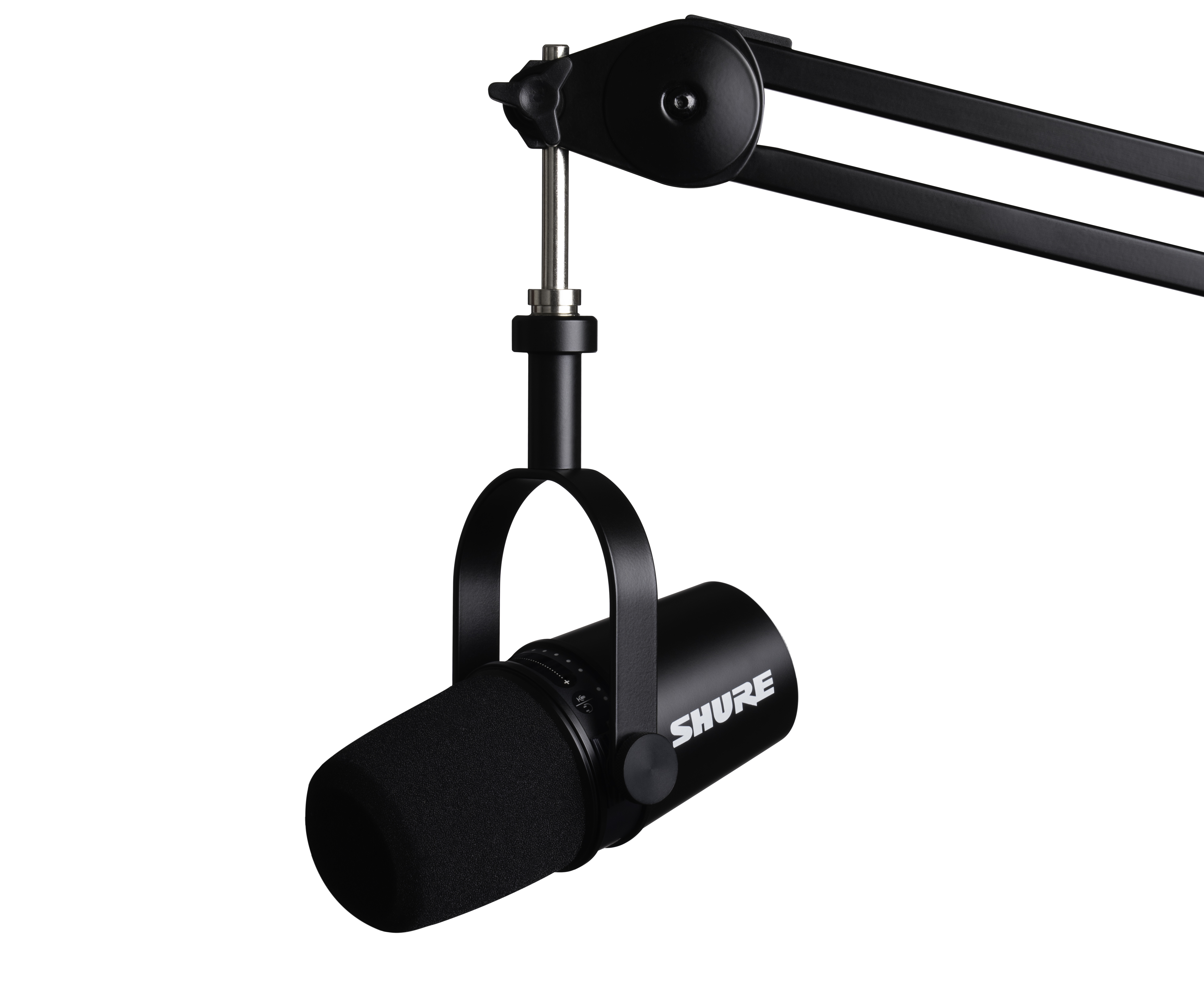 Shure MV7-K Podcast Microphone with both USB and XLR (Black)