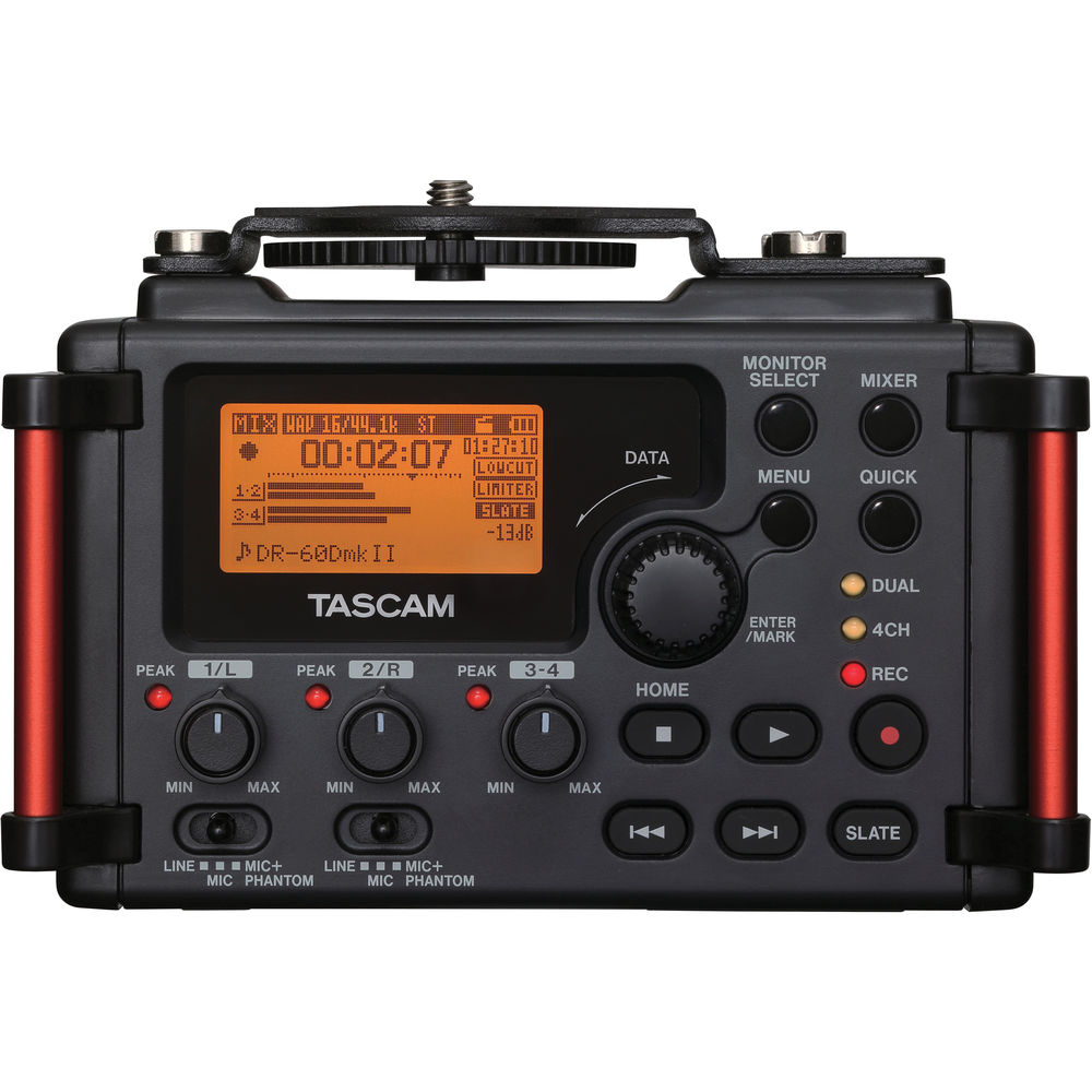 Tascam DR60DmkII 4Input / 4Track Multitrack Field Recorder