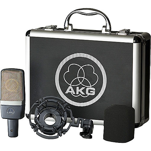 <h5>AKG C214 Large-Diaphragm Condenser Microphone</h5>