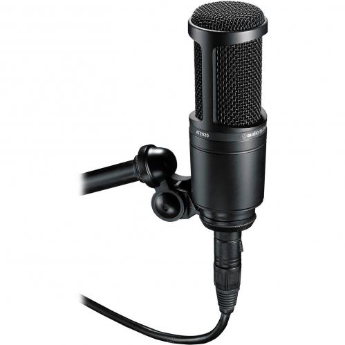 <h5>Audio-Technica AT2020 Cardioid Condenser Microphone</h5>