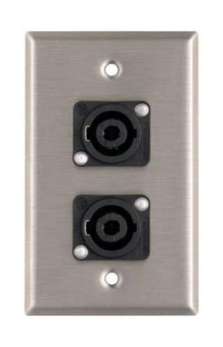 <h5>Horizon WP1010 Dual NL4MP SpeakOn Wall Plate</h5>