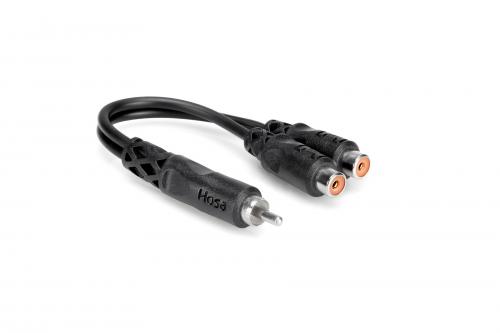<h5>Hosa YRA104 RCA Male to Dual RCA Female Y-Cable</h5>