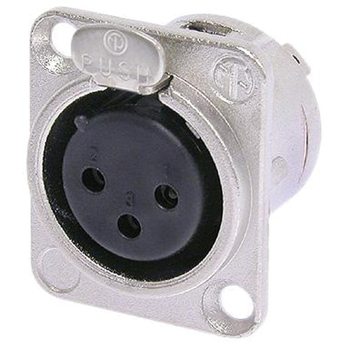 <h5>Neutrik NC3FD-L-1 3-Pole Female XLR Receptacle</h5>