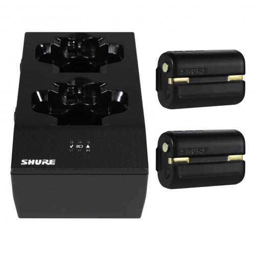 <h5>Shure SBC200US Charger and Dual SB900B Battery Drop-In Recharging Kit</h5>