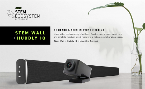 <h5>Stem Wall + Huddly IQ Bundle with Mounting Bracket</h5>