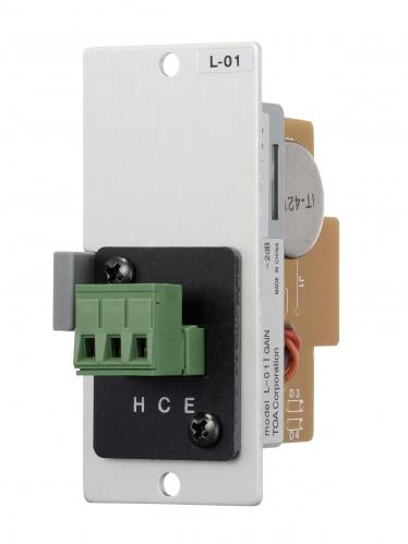 <h5>TOA L-01S Line Level Input Module</h5>