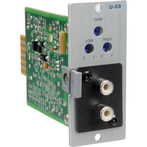 <h5>TOA U-03R Unbalanced Line Level Input Modules (Dual RCA)</h5>