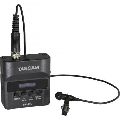 <h5>Tascam DR-10L Micro Portable Audio Recorder with Lavalier Microphone (Black)</h5>