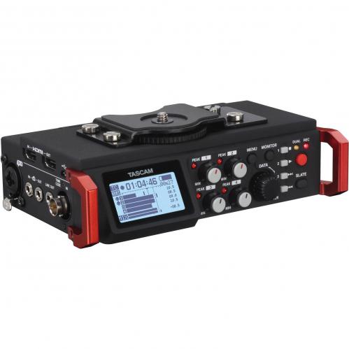 <h5>Tascam DR-701D 4-Channel / 6-Track Multitrack Field Recorder with Onboard Omni Microphones</h5>