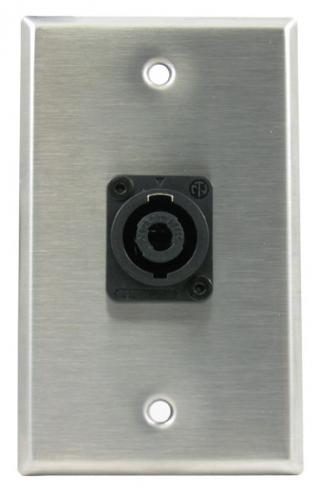 <h5>Horizon WP1009 Single NL4MP SpeakOn Wall Plate</h5>