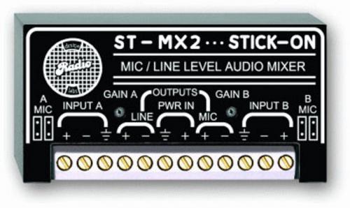 <h5>RDL ST-MX2 2 Channel Audio Mixer</h5>