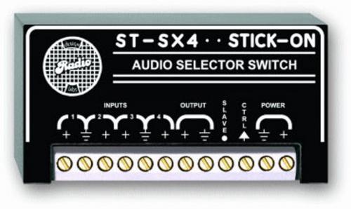 <h5>RDL ST-SX4 Unbalanced Audio Switcher</h5>