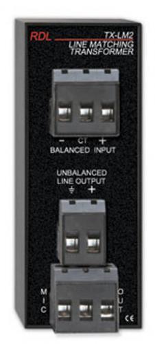 <h5>RDL TX-LM2 Line Level to Microphone Level Transformer</h5>