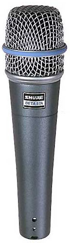 <h5>Shure Beta 57A Microphone</h5>