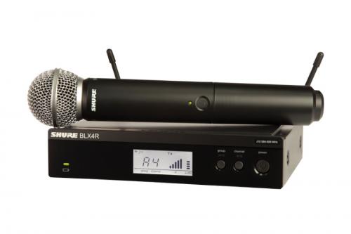 <h5>Shure BLX24R/SM58 Wireless Handheld Microphone System (H10: 542 - 572 MHz)</h5>