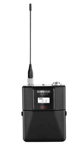 <h5>Shure QLXD1 Digital Wireless Bodypack Transmitter (H50: 534 - 598 MHz)</h5>