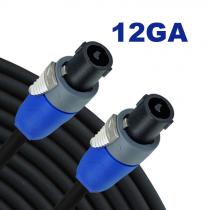 Horizon H1225N4N4 25' 12 Gauge 2-Conductor Speaker Cable w/4-Pole Speakon Connectors