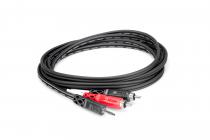 Hosa CMR-203 3ft Stereo Mini (1/8inch) to Dual Male RCA Patch Cable