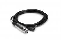 Hosa XVM115F 15ft Right Angle Male Balanced 1/8inch TRS to Balanced Female XLR Patch Cable