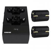 Shure SBC200US Charger and Dual SB900B Battery Drop-In Recharging Kit