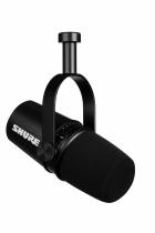 Shure MV7-K Podcast Microphone with both USB and XLR (Black)