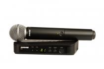 Shure BLX24/SM58 Wireless Handheld Microphone System with SM58 Capsule (J11: 596 to 616 MHz)