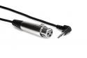<h5>Hosa XVM115F 15ft Right Angle Male Balanced 1/8inch TRS to Balanced Female XLR Patch Cable</h5> 1