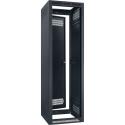 <h5>Lowell Manufacturing Rack-Enclosed - 40U 27inch Deep 1-Pair Adjustable Rails w/ Rear Door</h5>