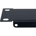 "Lowell Manufacturing Rack Panel-Blank-2U, 18-Gauge Flanged Steel (Black)" 1