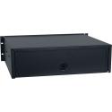 <h5>Lowell Manufacturing 2U 15inch Deep Rackmount Utility Drawer (Black)</h5> 2