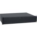 <h5>Lowell Manufacturing 2U 15inch Deep Rackmount Utility Drawer (Black)</h5>